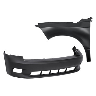 TruParts® - 2-Piece (Front Bumper Cover, Front Driver Side Fender) (Standard Line)