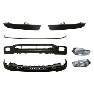 TruParts® - 7-Piece (Front Bumper Face Bar, Front Bumper Valance, Front Upper and Lower Inner and Outer Bumper Filler, Front Driver and Passenger Side Turn Signal/Parking Light) (Standard Line)