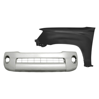 TruParts® - 2-Piece (Front Bumper Cover, Front Driver Side Fender) (Standard Line)