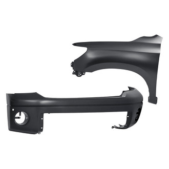 TruParts® - 2-Piece (Front Bumper Cover, Front Driver Side Fender) (Standard Line)