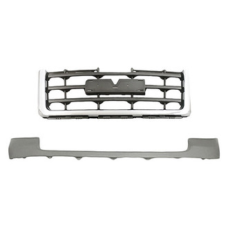 TruParts® - 2-Piece (Front Upper Bumper Cover, Grille) (Standard Line)