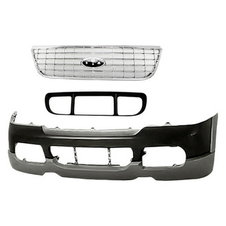 TruParts® - 3-Piece (Front Lower Bumper Cover, Grille, Front Center Bumper Grille) (Standard Line)