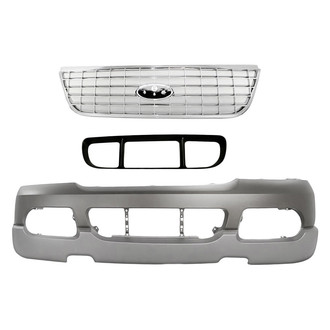 TruParts® - 3-Piece (Front Bumper Cover, Grille, Front Center Bumper Grille) (Standard Line)