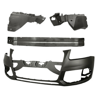 TruParts® - 4-Piece (Front Bumper Cover, Front Bumper Reinforcement, Front Inner and Outer Bumper Cover Locating Guide) (Standard Line)