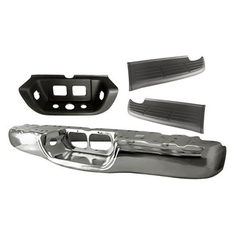 TruParts® - 4-Piece (Rear Bumper Face Bar, Rear Driver Side Passenger Side Center Bumper Step Pad) (Standard Line)
