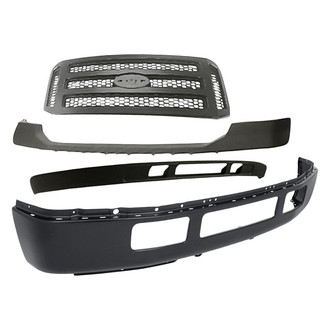 TruParts® - 4-Piece (Front Upper Bumper Cover, Grille, Front Bumper Face Bar, Front Lower Bumper Valance) (Standard Line)