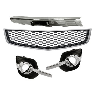 TruParts® - 4-Piece (Lower Grille, Front Lower Bumper Cover Molding, Front Inner and Outer Fog Light Bezel) (Standard Line)
