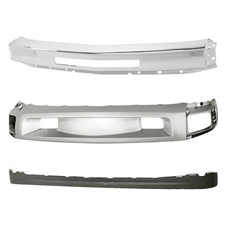 TruParts® - 3-Piece (Front Bumper Face Bar, Front Bumper Deflector, Front Bumper Deflector Extension) (Standard Line)