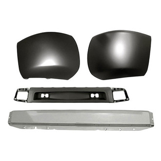TruParts® - 4-Piece (Front Bumper Reinforcement, Front Bumper Air Deflector, Front Inner and Outer Bumper End) (Standard Line)