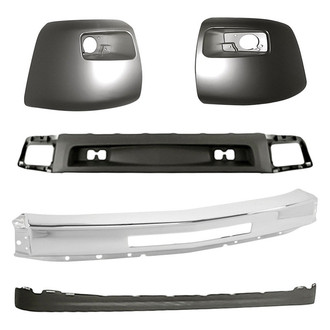 TruParts® - 5-Piece (Front Bumper Face Bar, Front Bumper Air Deflector, Front Bumper Deflector Extension, Front Inner and Outer Bumper End) (Standard Line)