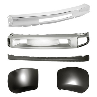 TruParts® - 5-Piece (Front Bumper Face Bar, Front Bumper Deflector, Front Bumper Deflector Extension, Front Inner and Outer Bumper End) (Standard Line)