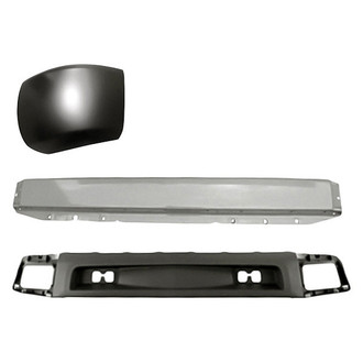 TruParts® - 3-Piece (Front Bumper Reinforcement, Front Bumper Air Deflector, Front Driver Side Bumper End) (Standard Line)