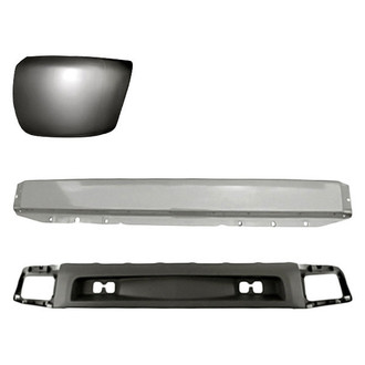 TruParts® - 3-Piece (Front Bumper Reinforcement, Front Bumper Air Deflector, Front Driver Side Bumper End) (Standard Line)