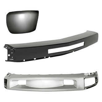 TruParts® - 3-Piece (Front Bumper Face Bar, Front Bumper Deflector, Front Driver Side Bumper End) (Standard Line)
