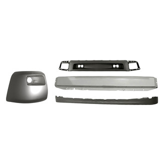 TruParts® - 4-Piece (Front Bumper Reinforcement, Front Bumper Air Deflector, Front Bumper Deflector Extension, Front Driver Side Bumper End) (Standard Line)