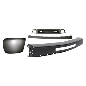 TruParts® - 4-Piece (Front Bumper Face Bar, Front Bumper Air Deflector, Front Bumper Deflector Extension, Front Driver Side Bumper End) (Standard Line)