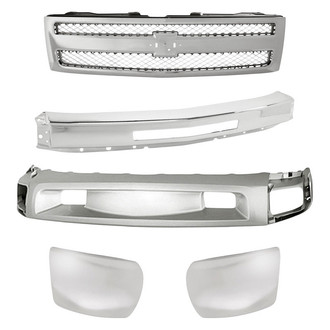 TruParts® - 5-Piece (Grille, Front Bumper Face Bar, Front Bumper Deflector, Front Inner and Outer Bumper End) (Standard Line)