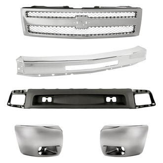 TruParts® - 5-Piece (Grille, Front Bumper Face Bar, Front Bumper Air Deflector, Front Inner and Outer Bumper End) (Standard Line)