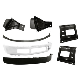 TruParts® - 7-Piece (Front Bumper Face Bar, Front Bumper Spoiler, Front Inner and Outer Bumper Mounting Bracket, Front Inner and Outer Bumper Mounting Plate, Front Upper Bumper Cover) (Standard Line)