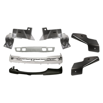 TruParts® - 7-Piece (Front Upper Bumper Cover, Front Bumper Face Bar, Front Bumper Air Deflector, Front Inner and Outer Bumper Bracket, Front Inner and Outer Bumper Reinforcement Bar Brace) (Standard Line)