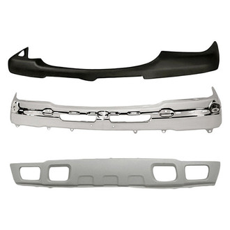 TruParts® - 3-Piece (Front Upper Bumper Cover, Front Bumper Face Bar, Front Bumper Air Deflector) (Standard Line)