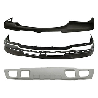 TruParts® - 3-Piece (Front Upper Bumper Cover, Front Bumper Face Bar, Front Bumper Air Deflector) (Standard Line)