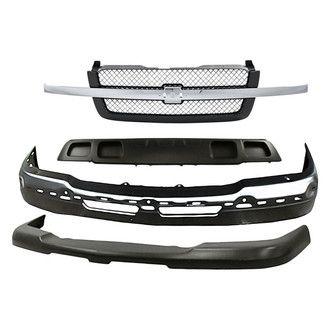 TruParts® - 4-Piece (Front Upper Bumper Cover, Grille, Front Bumper Face Bar, Front Bumper Air Deflector) (Standard Line)