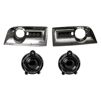 TruParts® - 4-Piece (Driver and Passenger Side Fog Light, Front Inner and Outer Fog Light Bezel) (Standard Line)