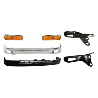 TruParts® - 6-Piece (Front Bumper, Front Bumper Valance, Front Driver and Passenger Side Bumper Bracket, Front Driver and Passenger Side Turn Signal/Parking Light) (Standard Line)