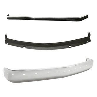 TruParts® - 3-Piece (Front Bumper Face Bar, Front Bumper Valance, Front Center Bumper Impact Strip) (Standard Line)