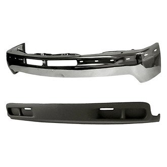 TruParts® - 2-Piece (Front Bumper Face Bar, Front Bumper Air Deflector) (Standard Line)