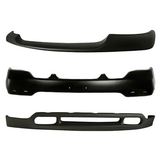 TruParts® - 3-Piece (Front Bumper Face Bar, Front Bumper Air Deflector, Front Upper Bumper Cover) (Standard Line)