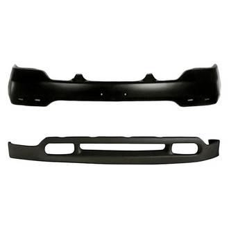 TruParts® - 2-Piece (Front Bumper Face Bar, Front Bumper Air Deflector) (Standard Line)