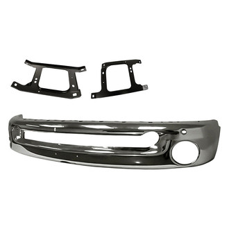 TruParts® - 3-Piece (Front Bumper Face Bar, Front Inner and Outer Bumper Reinforcement Support Bracket) (Standard Line)