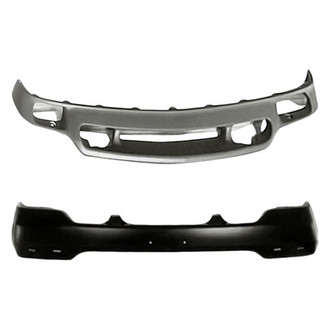 TruParts® - 2-Piece (Front Bumper Face Bar, Front Bumper Air Deflector) (Standard Line)