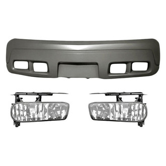 TruParts® - 3-Piece (Front Bumper Cover, Driver and Passenger Side Fog Light) (Standard Line)