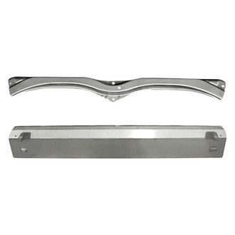 TruParts® - 2-Piece (Front Bumper Reinforcement, Front Upper Center Bumper Cover Retainer Bracket) (Standard Line)
