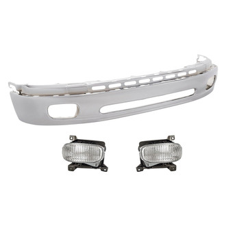 TruParts® - 3-Piece (Front Bumper Face Bar, Driver and Passenger Side Fog Light) (Standard Line)