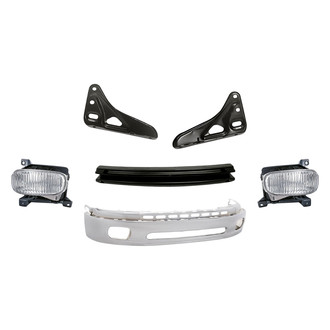 TruParts® - 6-Piece (Front Bumper Face Bar, Driver and Passenger Side Fog Light, Front Bumper Reinforcement, Front Inner and Outer Bumper Mounting Arm) (Standard Line)