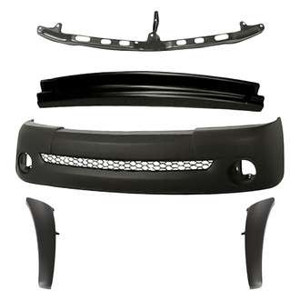 TruParts® - 5-Piece (Front Bumper Cover, Front Bumper Reinforcement, Front Inner and Outer Bumper Extension, Front Upper Bumper Cover Retainer) (Standard Line)