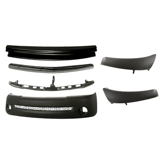 TruParts® - 6-Piece (Front Bumper Cover, Front Bumper Reinforcement, Front Bumper Cover Molding, Front Inner and Outer Bumper Extension, Front Upper Bumper Cover Retainer) (Standard Line)