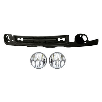 TruParts® - 3-Piece (Front Lower Bumper Cover, Driver and Passenger Side Fog Light) (Standard Line)