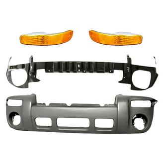 TruParts® - 4-Piece (Front Bumper Cover, Front Bumper Absorber, Front Driver and Passenger Side Turn Signal/Parking Light) (Standard Line)