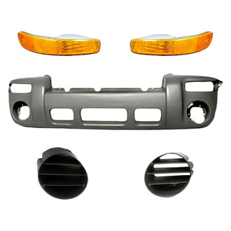 TruParts® - 5-Piece (Front Bumper Cover, Front Inner and Outer Fog Light Cover, Front Driver and Passenger Side Turn Signal/Parking Light) (Standard Line)