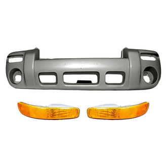 TruParts® - 3-Piece (Front Bumper Cover, Front Driver and Passenger Side Turn Signal/Parking Light) (Standard Line)
