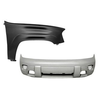 TruParts® - 2-Piece (Front Bumper Cover, Front Passenger Side Fender) (CAPA Certified)