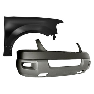 TruParts® - 2-Piece (Front Bumper Cover, Front Passenger Side Fender) (Standard Line)