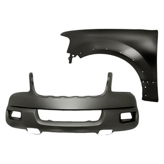 TruParts® - 2-Piece (Front Upper Bumper Cover, Front Driver Side Fender) (Standard Line)