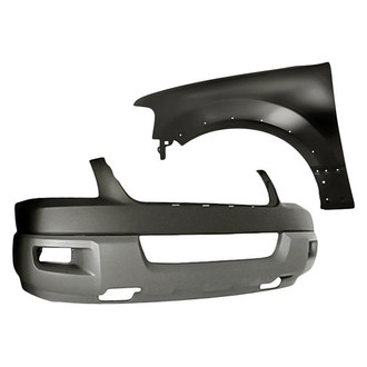 TruParts® - 2-Piece (Front Bumper Cover, Front Driver Side Fender) (Standard Line)