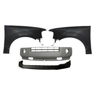 TruParts® - 4-Piece (Front Upper and Lower Bumper Cover, Front Driver and Passenger Side Fender) (Standard Line)